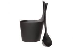 SECCHIELLO E MESTOLO DI DESIGN PER SAUNA