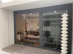 monoblocco con sauna e bagno turco