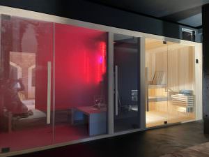 MONOBLOCCO CON SAUNA , DOCCIA E BAGNO TURCO