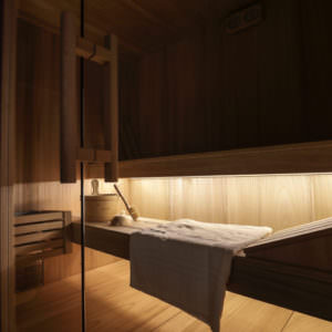 INDOOR SPA IN PEAR WOOD
