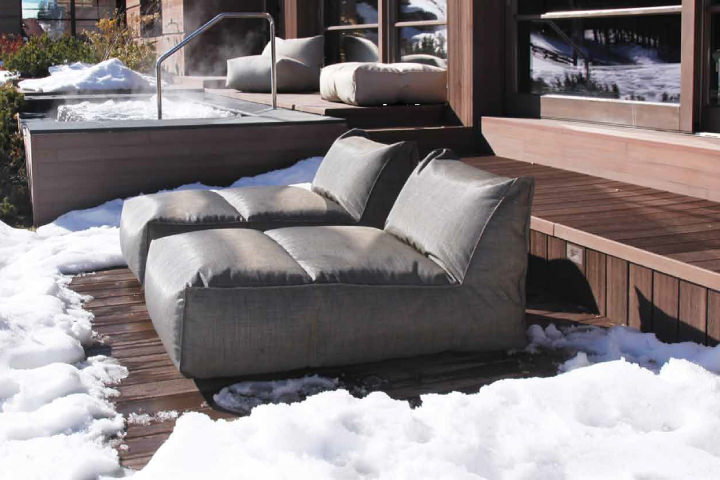 CHAISE LONGUE IDEALE PER L'ESTERNO E PER SPA CHAISE LONGUE DA ESTERNO