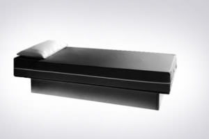 AQUASPA LETTO CON BASE IN LEGNO E MATERASSO AD ACQUA