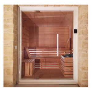 SAUNA INDOOR IN LEGNO DI OKUNE'