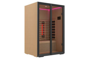 SAUNA INFRAROSSI CON LEGNO DI ABACHI
