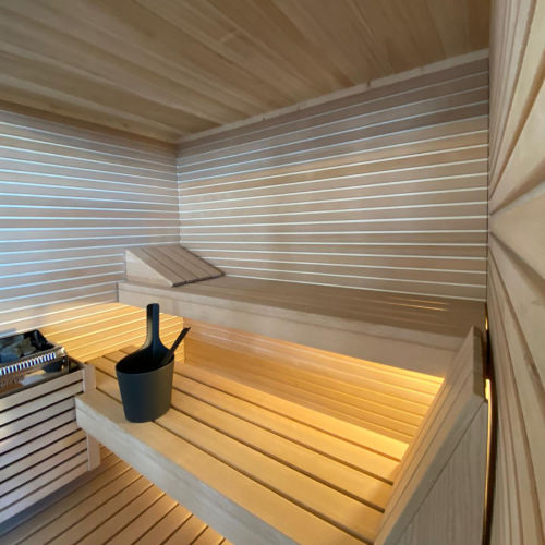 SAUNA IN LEGNO DI PERO E OKUME'