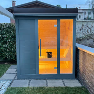 SAUNA DA INTERNO IN ABETE