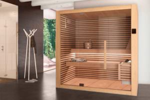 SAUNA DA INTERNO MOD. KAZAKISTAN IN LEGNO