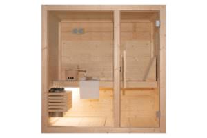 CABINA SAUNA IN LEGNO DI ABETE