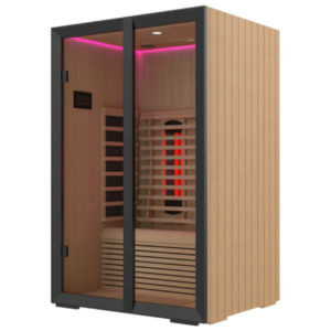 SAUNA INFRAROSSI MOD.ONNY SAUNA DA INTERNO IN LEGNO DI ABACHI