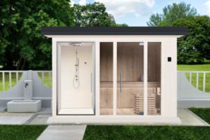 ALL INN DA ESTERNO CON SAUNA E DOCCIA