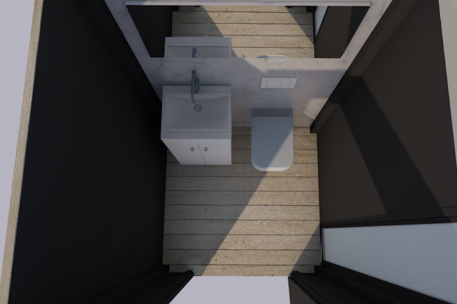 BAGNO DA ESTERNO DI DESIGN