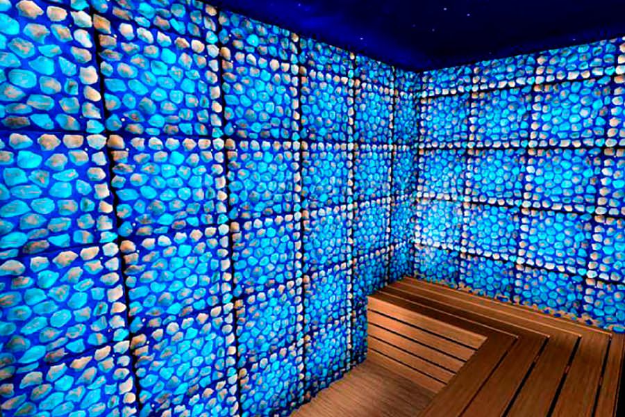 HIMALAYAN WALL PER CENTRI BENESSERE, SPA O ABITAZIONI PRIVATE PARETE DI SALE CON CROMOTERAPIA