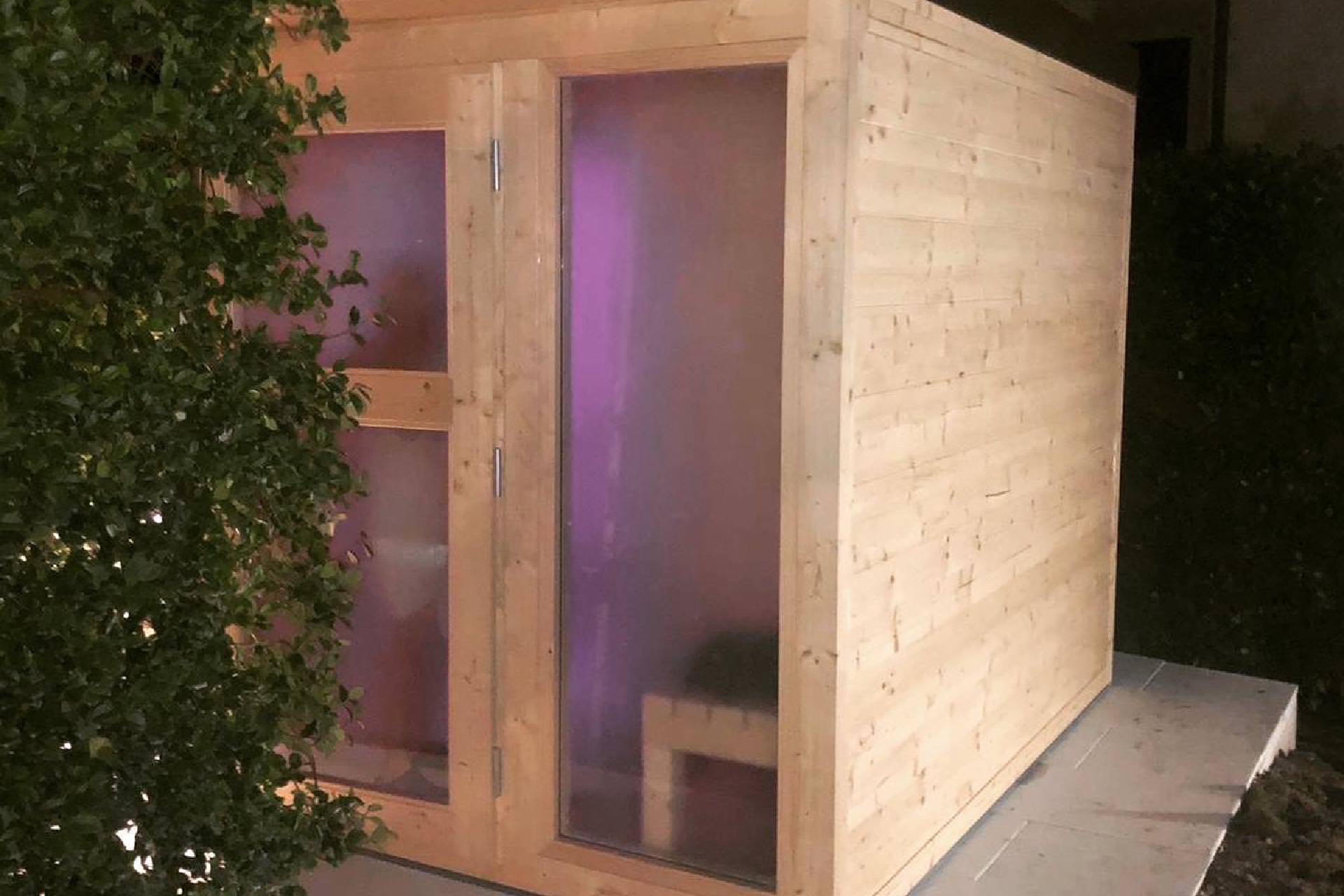 CABINA SAUNA MODERNA E DI DESIGN