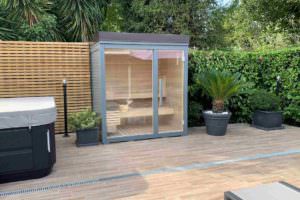 CABINA PER AMBIENTI ESTERNI PER PRIVATI O CENTRI BENESSERE