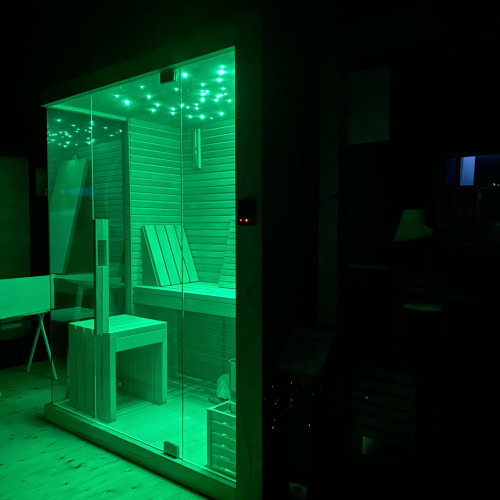 SAUNA IN LEGNO DI PERO E OKUME'