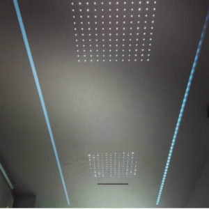 PIASTRA EMOZIONALE DI DESIGN ALL'INTERNO DELLA CABINA HAMMAM